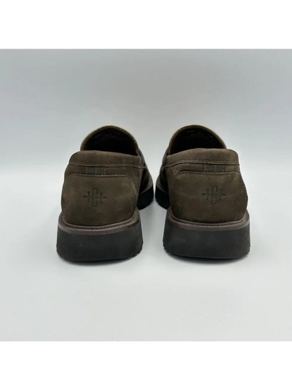 Cole Haan GrandPro Crew Penny Loafers Men's Size 7.5 Brown Suede Shoes C38731